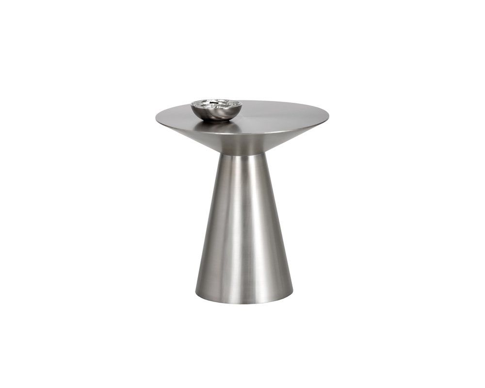 SUNPAN Ikon Carmel Side Table in Stainless Steel 103009  CODE:UNIV20 for 20% Off