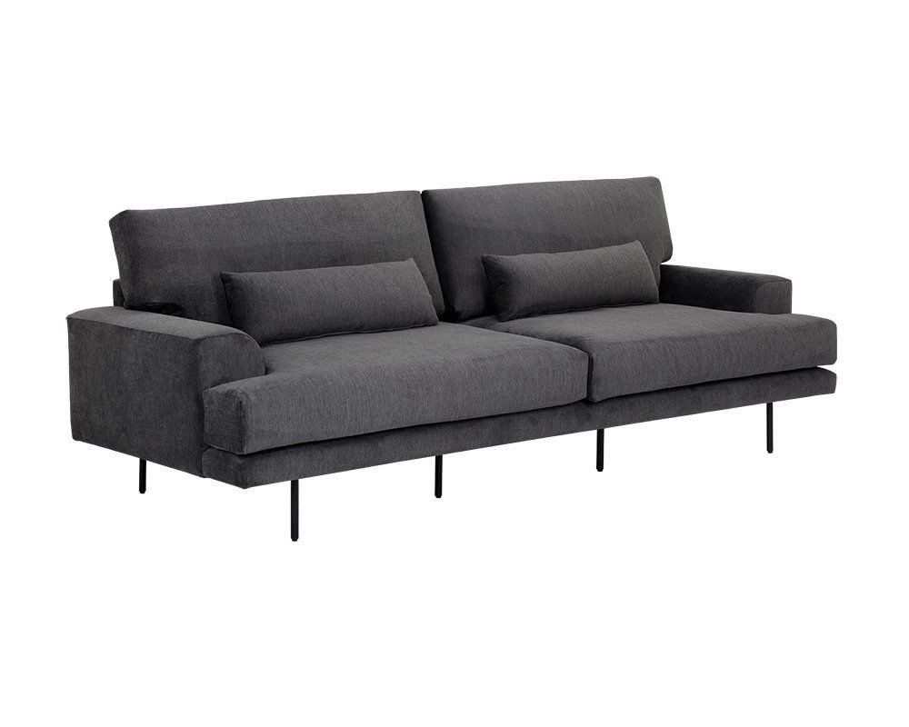 SUNPAN MIXT Abigail Sofa in Polo Club Kohl Grey 105019 SPRING PROMO  CODE:UNIV20 for 20% Off