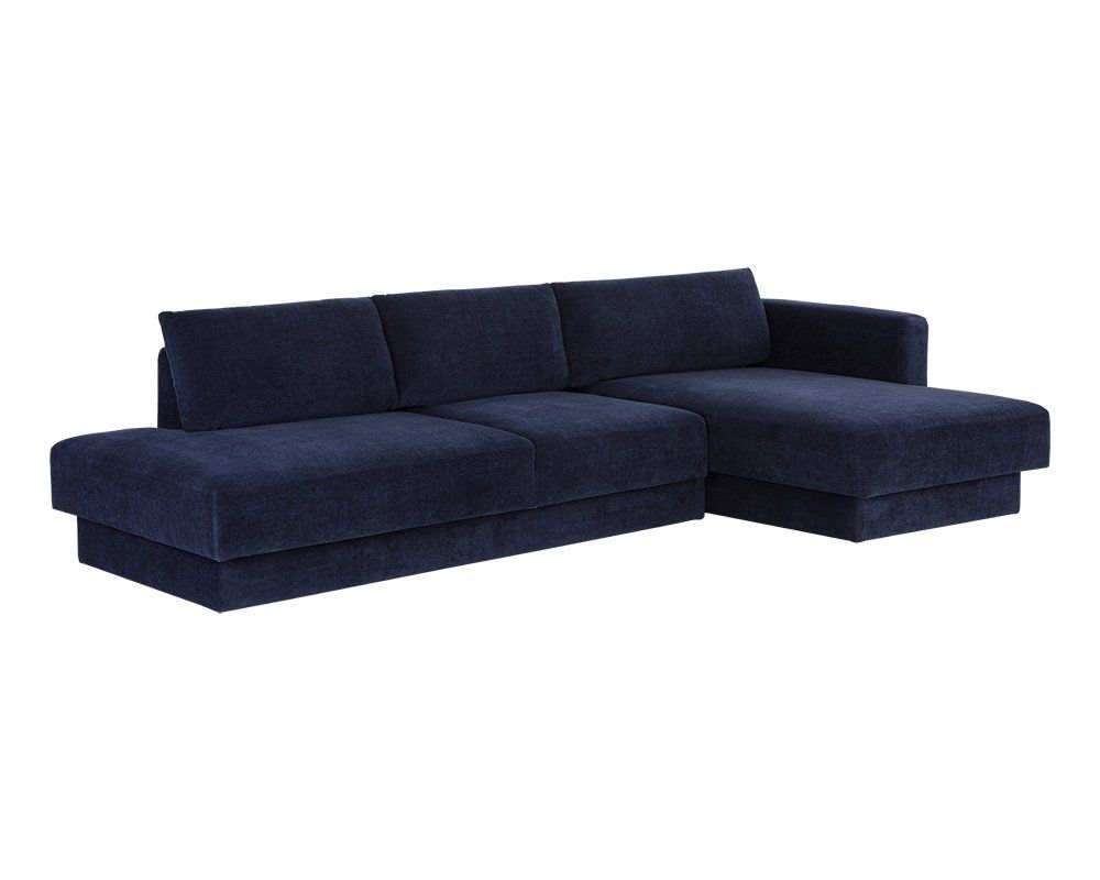 SUNPAN Tecoma RAF Sofa Chaise in Danny Navy 106845  CODE:UNIV20 for 20% Off