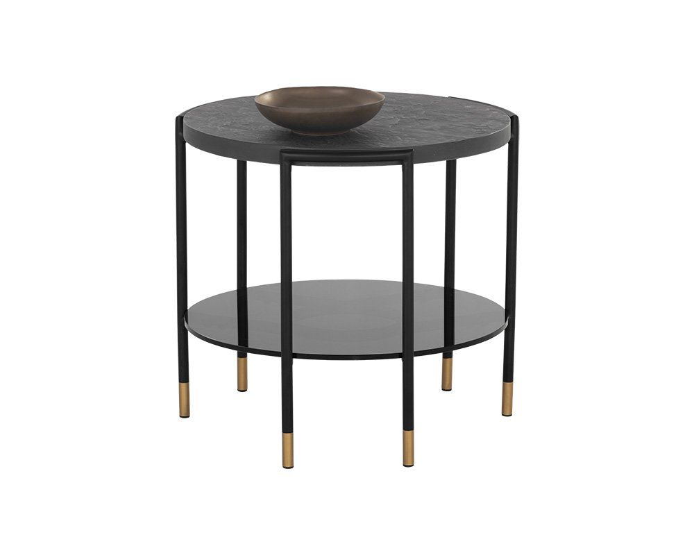 SUNPAN Zuma End Table in Black 107190  CODE:UNIV20 for 20% Off