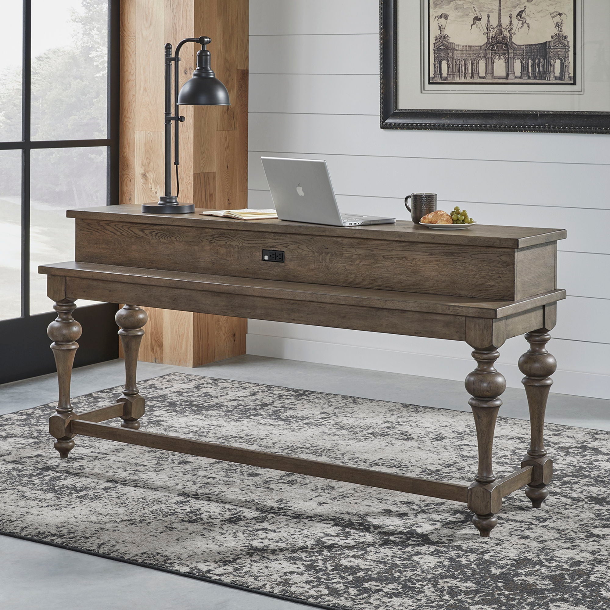 Liberty Furniture Americana Farmhouse – Console Bar Table – Light Brown