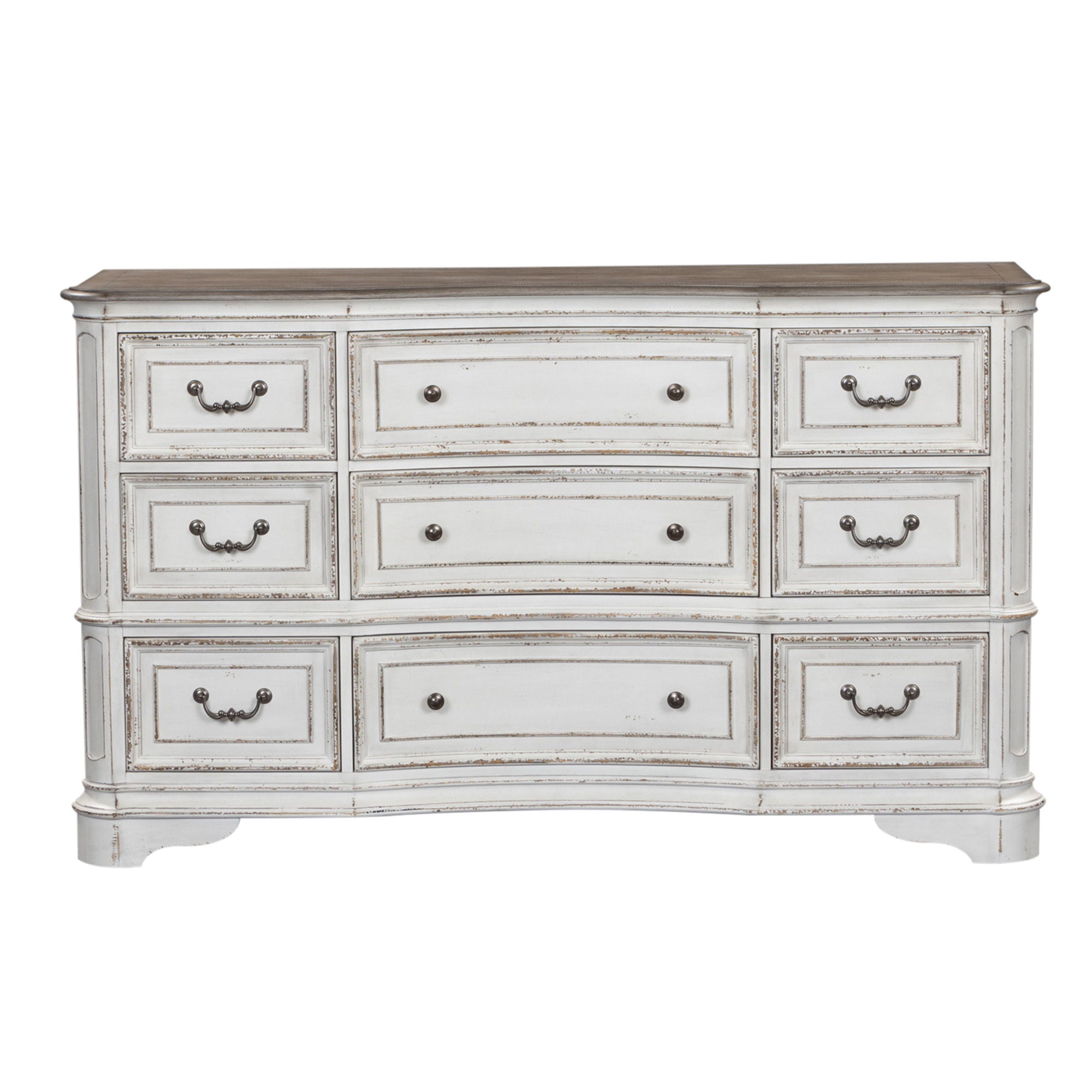 Liberty Furniture Magnolia Manor – 9 Drawer Dresser – White