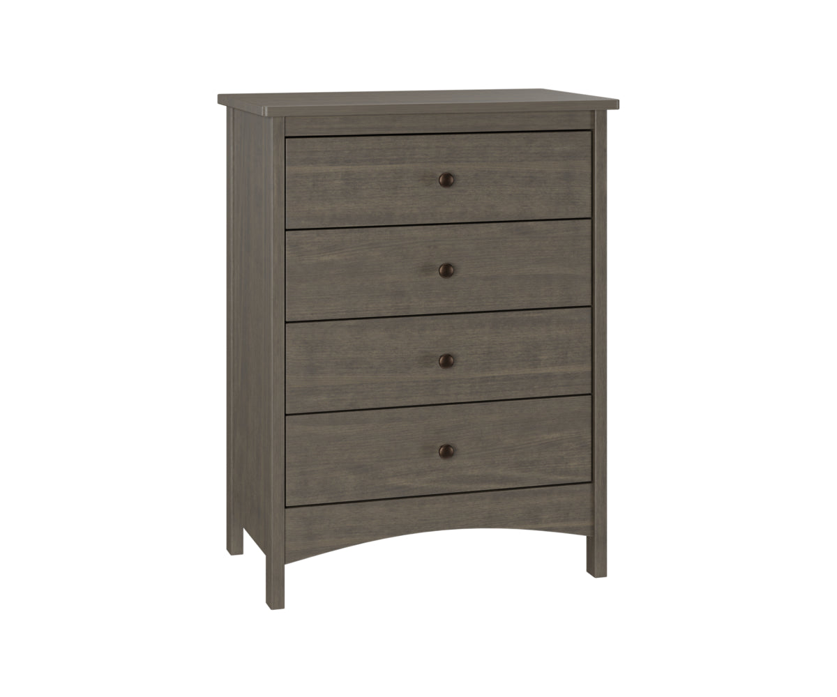 Weaver Kraft Furnishings Metro Small Chest Brown Maple: Weathered Grey