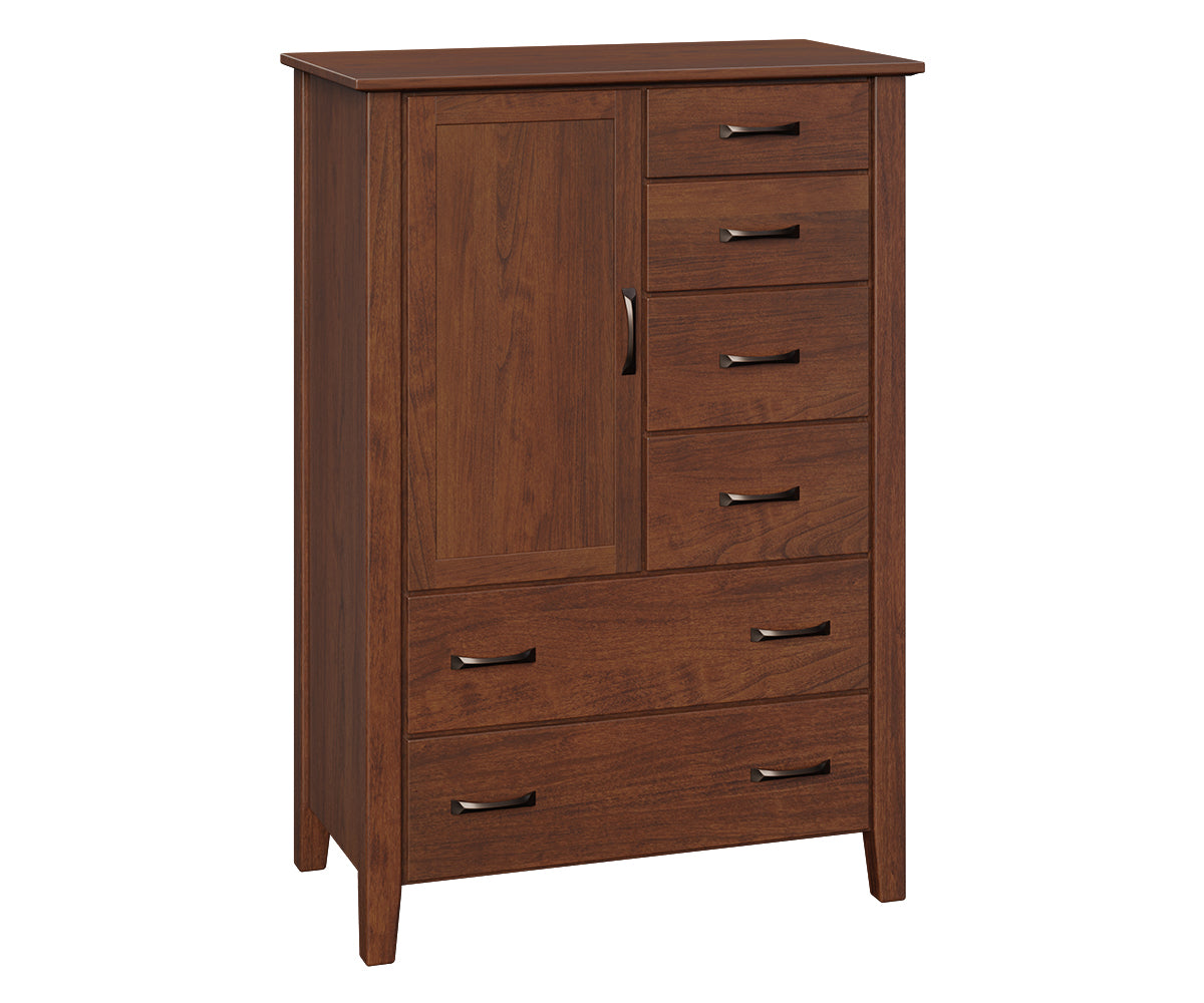 Schrocks Furniture Oaklyn Door Chest – Sap Cherry: OCS Washington Cherry