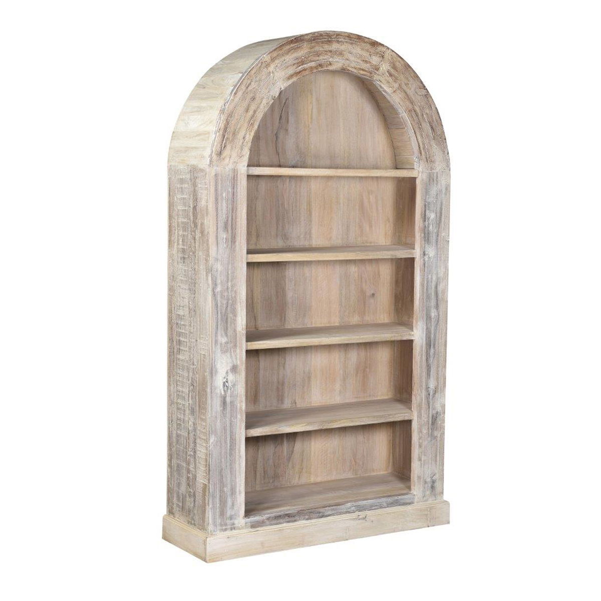 Alta – Arch Bookcase – Antique White