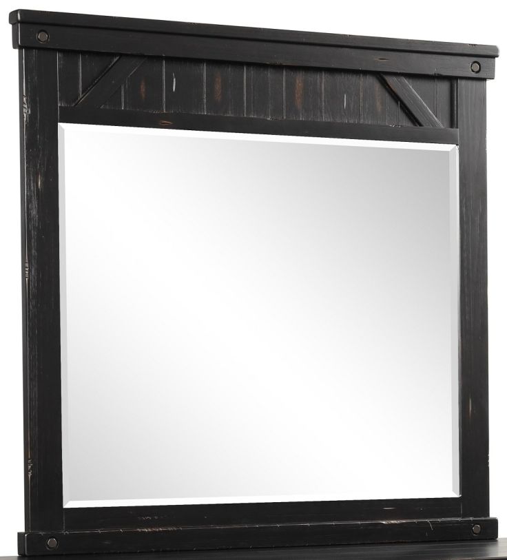 Bernards Spruce Creek Mirror in Black 1708-140