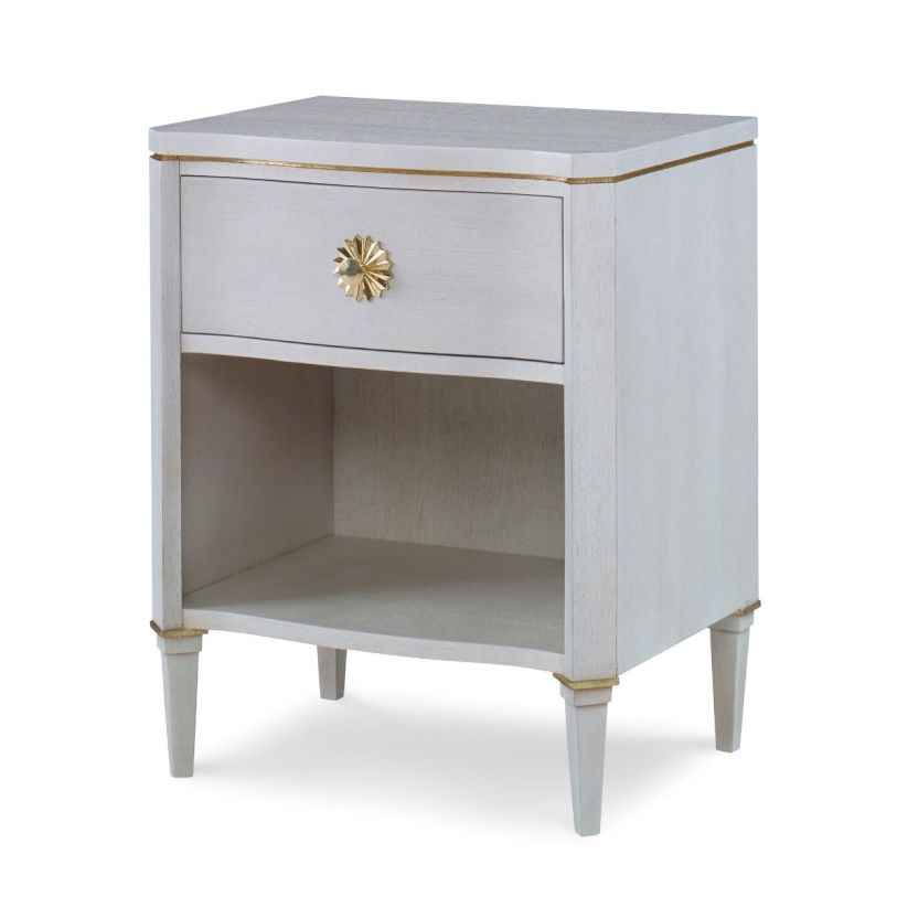 Ambella Home Halley Nightstand in Dove White 17584-830-132