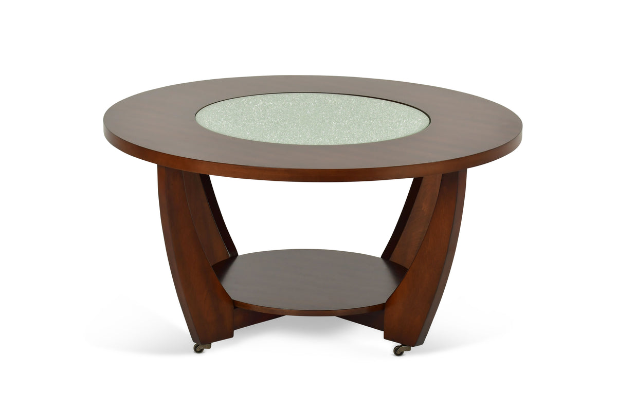 Rafael – Cocktail Table With Casters – Brown