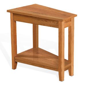 Sunny Design Sedona Chair Side Table in Rustic Oak 2226RO2