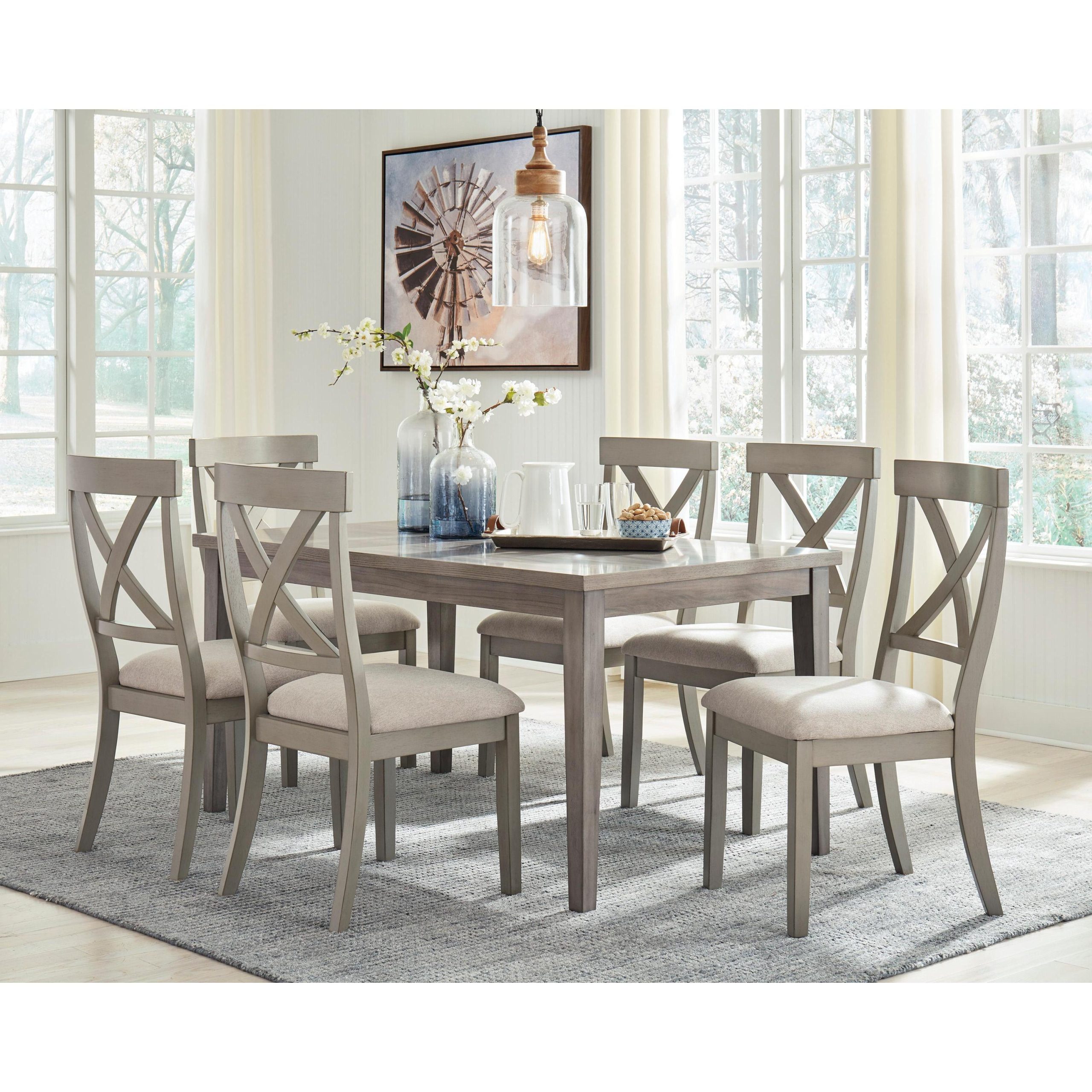 Signature Design by Ashley Parellen D291D6 7 pc Dining Set