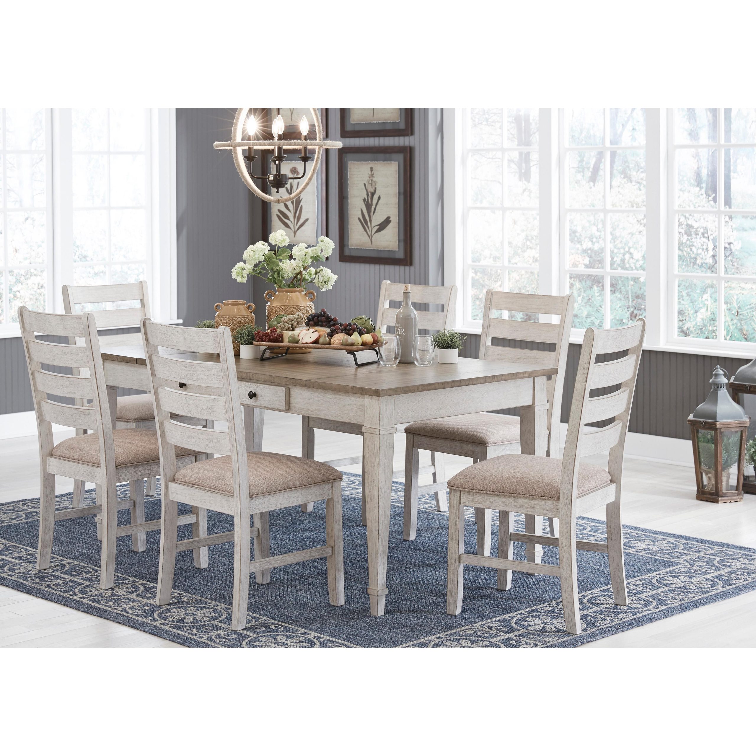 Signature Design by Ashley Skempton D394D7 7 pc Dining Set