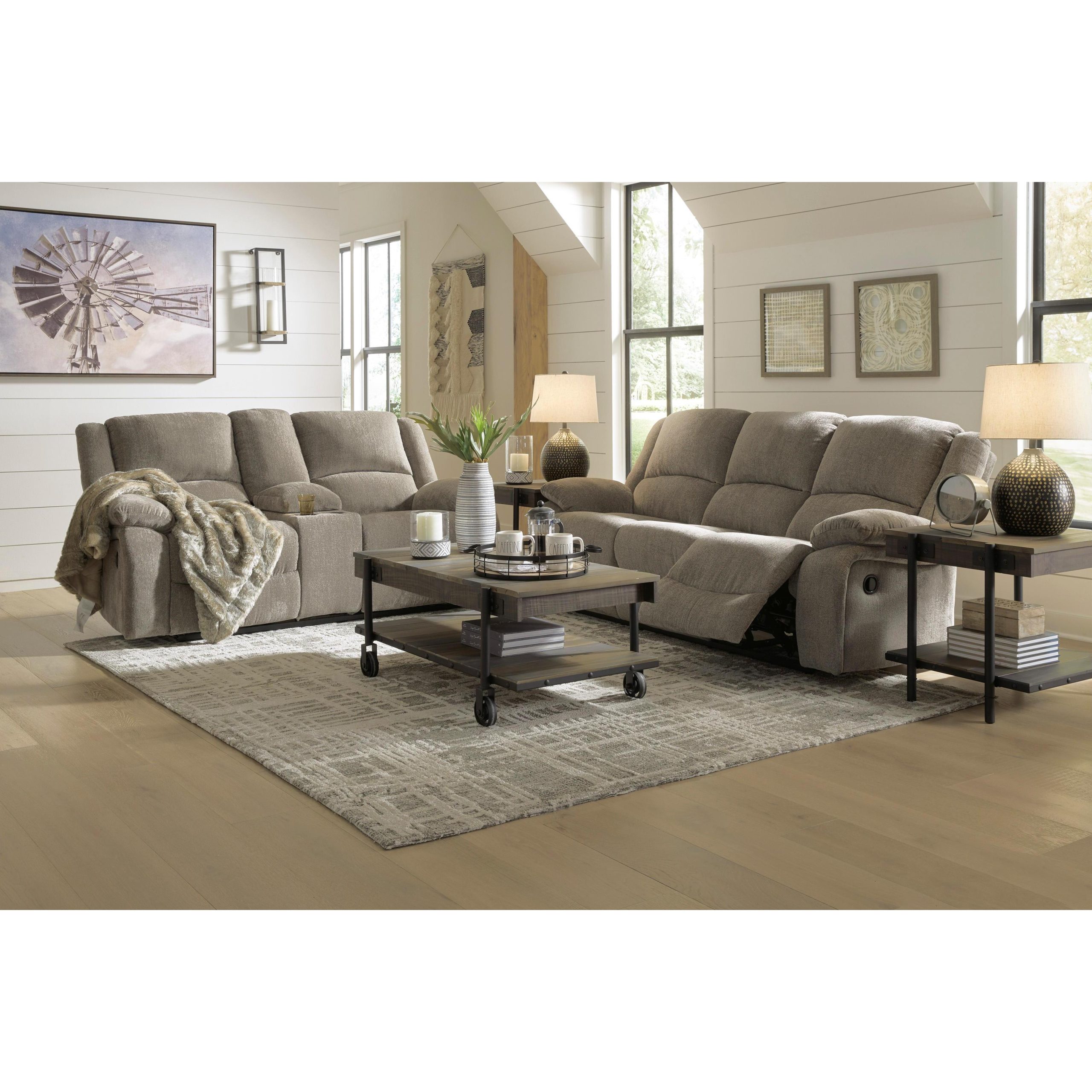 Signature Design by Ashley Draycoll 76505U2 2 pc Power Reclining Living Room Set