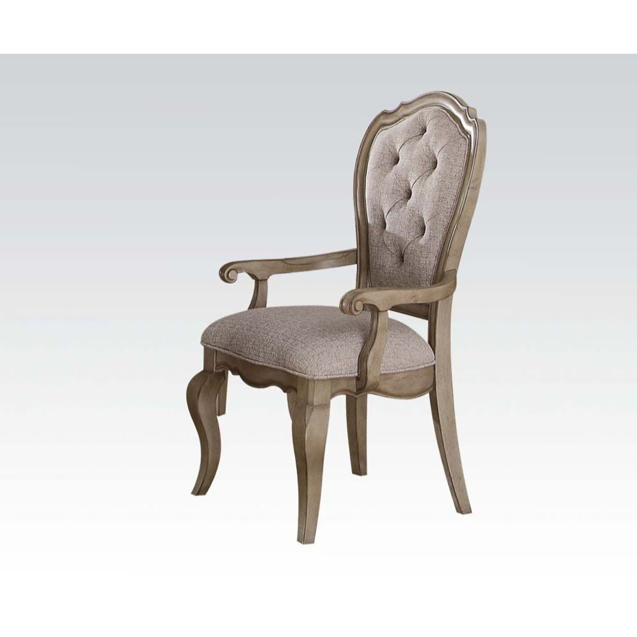 Chelmsford – Chair (Set of 2) – Beige Fabric & Antique Taupe