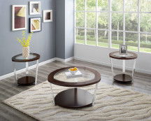 Duncan – 3 Piece Table Set – Brown