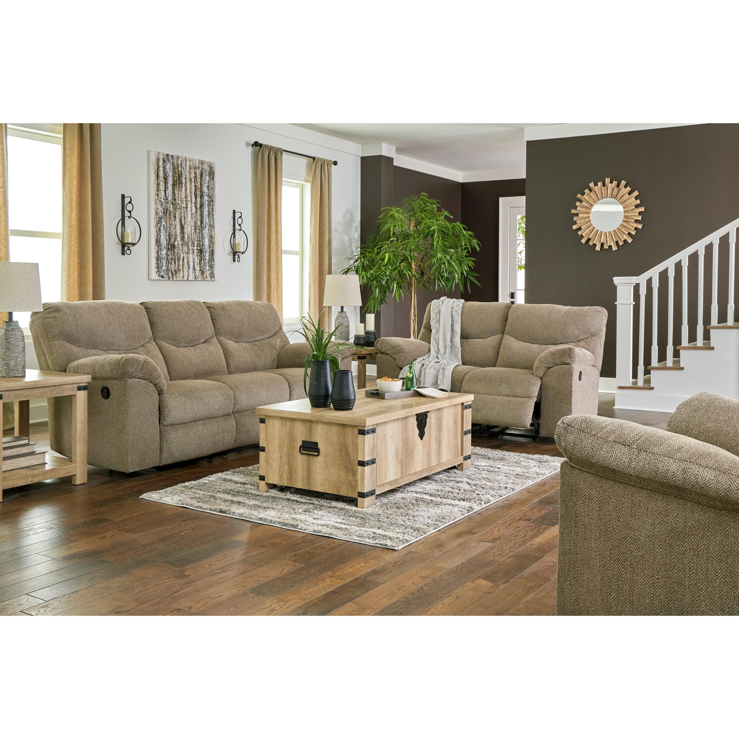 Signature Design by Ashley Alphons 28202U2 3 pc Reclining Living Room Set