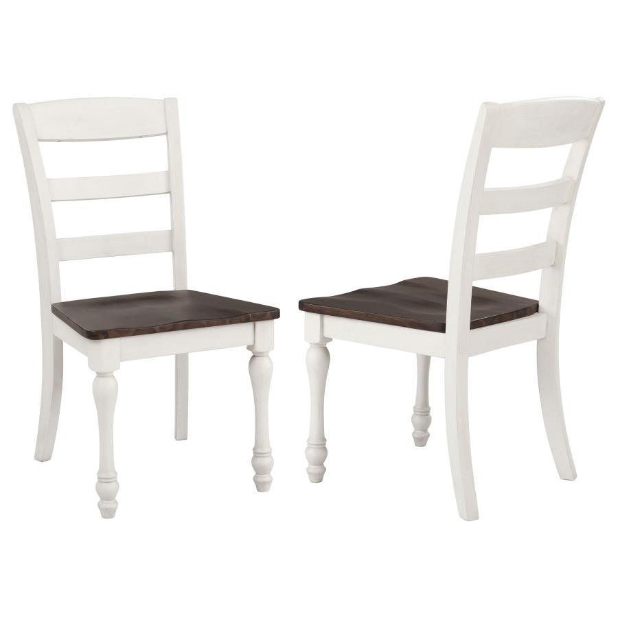 Madelyn – Wood Dining Side Chair (Set of 2) – Coastal White