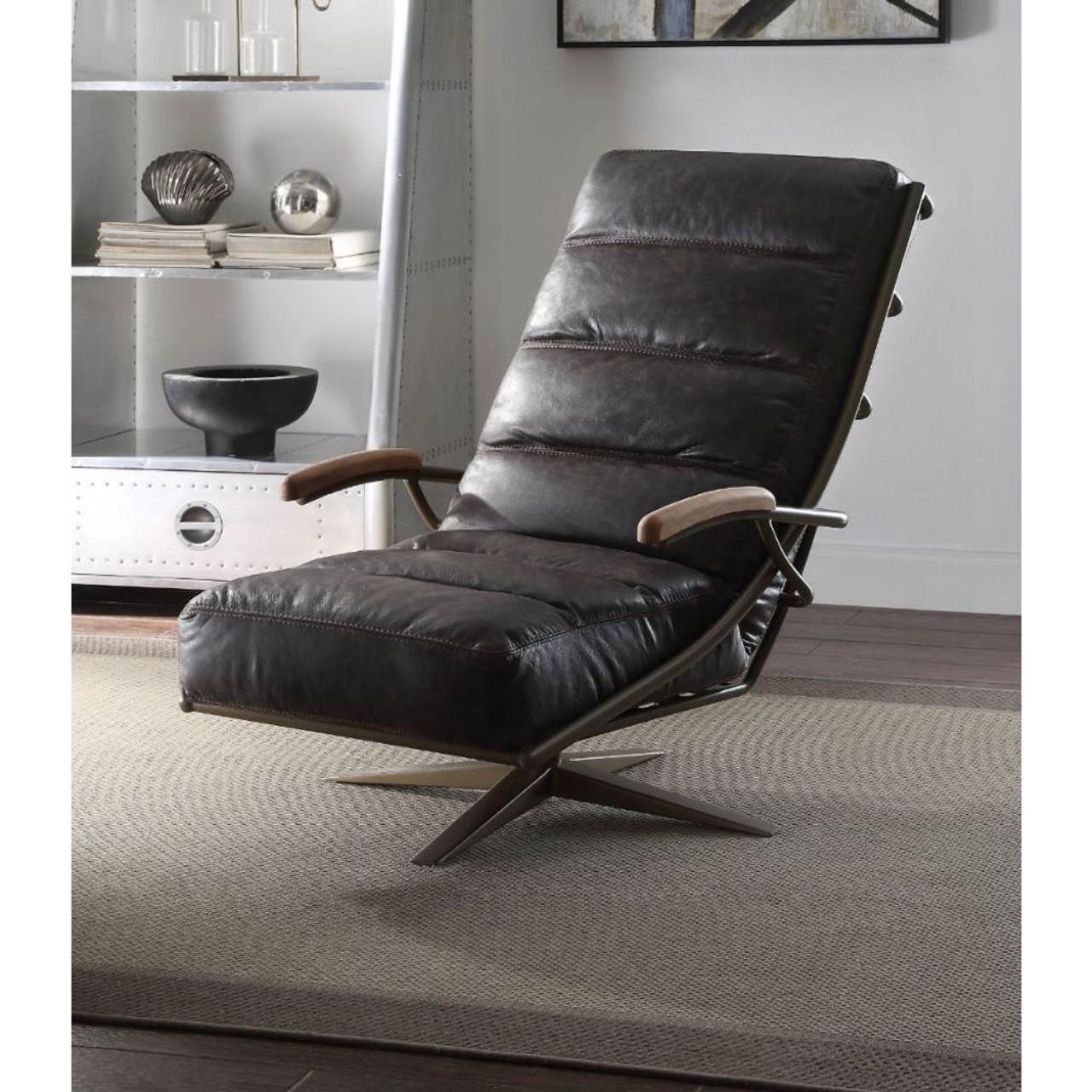 Ekin – Accent Chair – Morocco Top Grain Leather