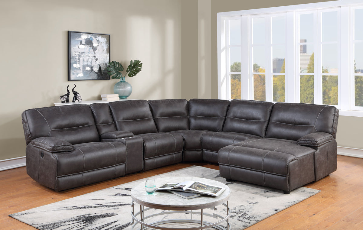 Ogden – 5 Piece Sectional – Black