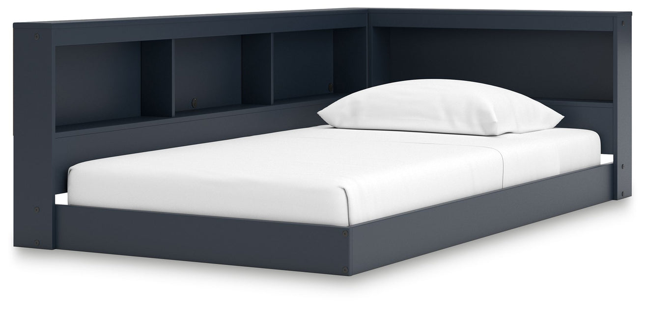 Simmenfort – Bookcase Storage Bed