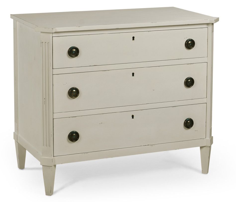 Jonathan Charles Aeon Swedish Drawer Chest in London Mist 003-3-268-LMS