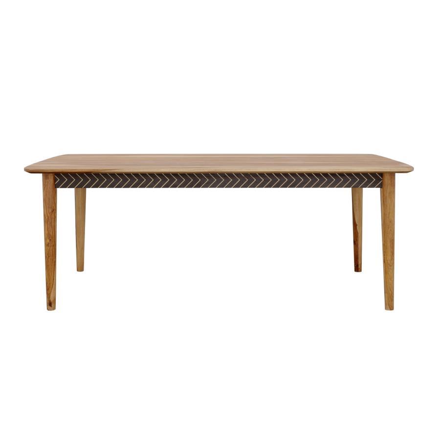 Partridge – Rectangular Dining Table – Natural Sheesham