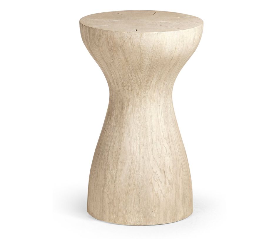 Jonathan Charles Seamount Buncher Table/Stool in Bleached Oak 001-3-DP0-WWO