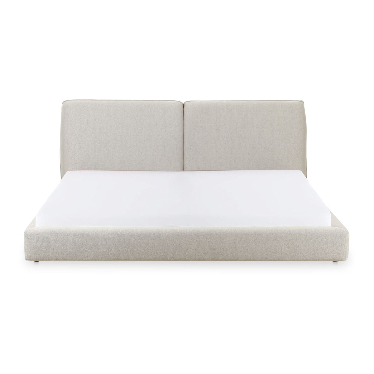 Zeppelin – King Bed – Light Gray