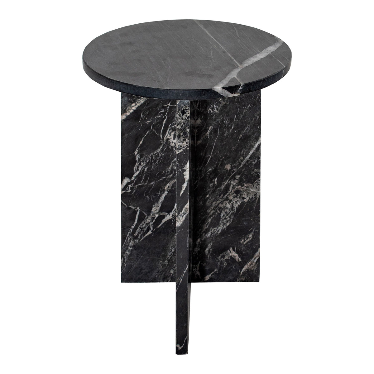 Grace – Accent Table Black Marble – Black