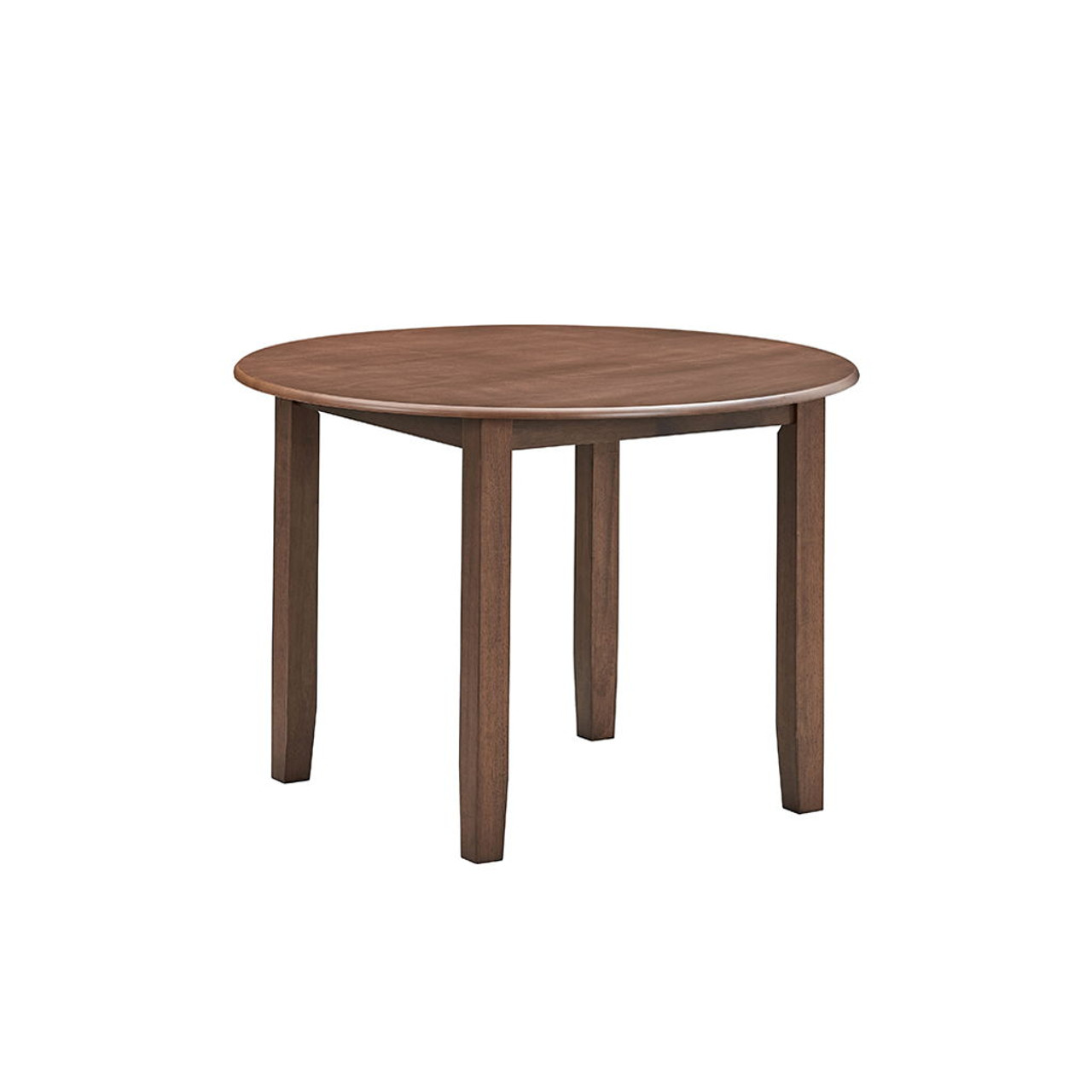 Ferris – Round Dining Table – Brown Finish