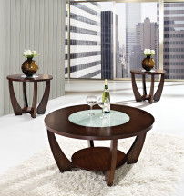 Rafael – 3 Piece Table Set – Brown