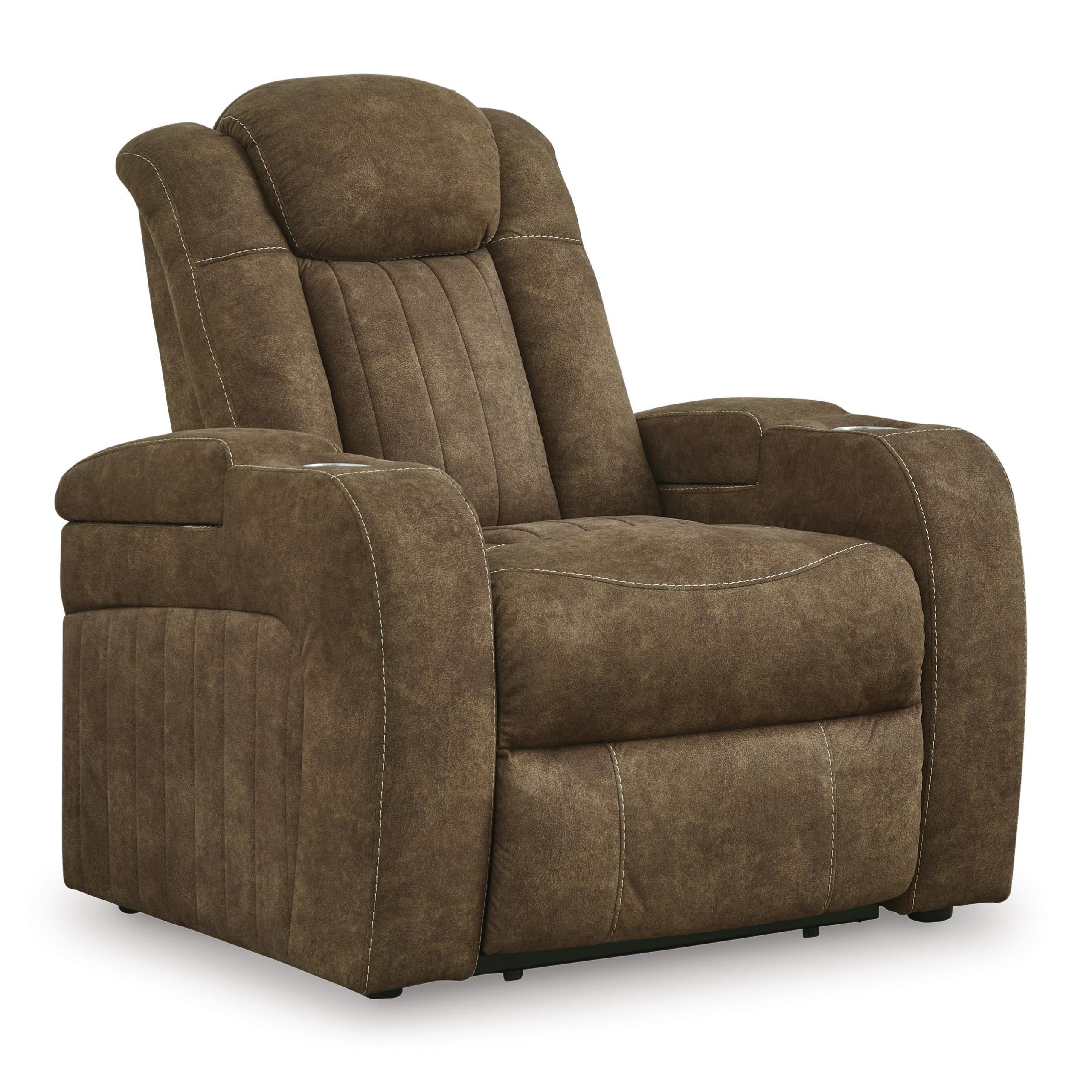 Signature Design by Ashley Wolfridge Power Leather Look Recliner 6070313