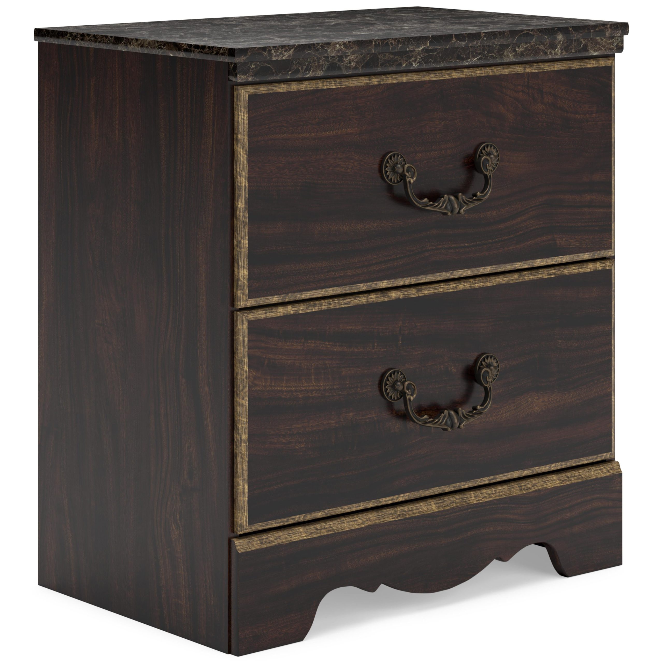 Signature Design by Ashley Glosmount 2-Drawer Nightstand B1055-92