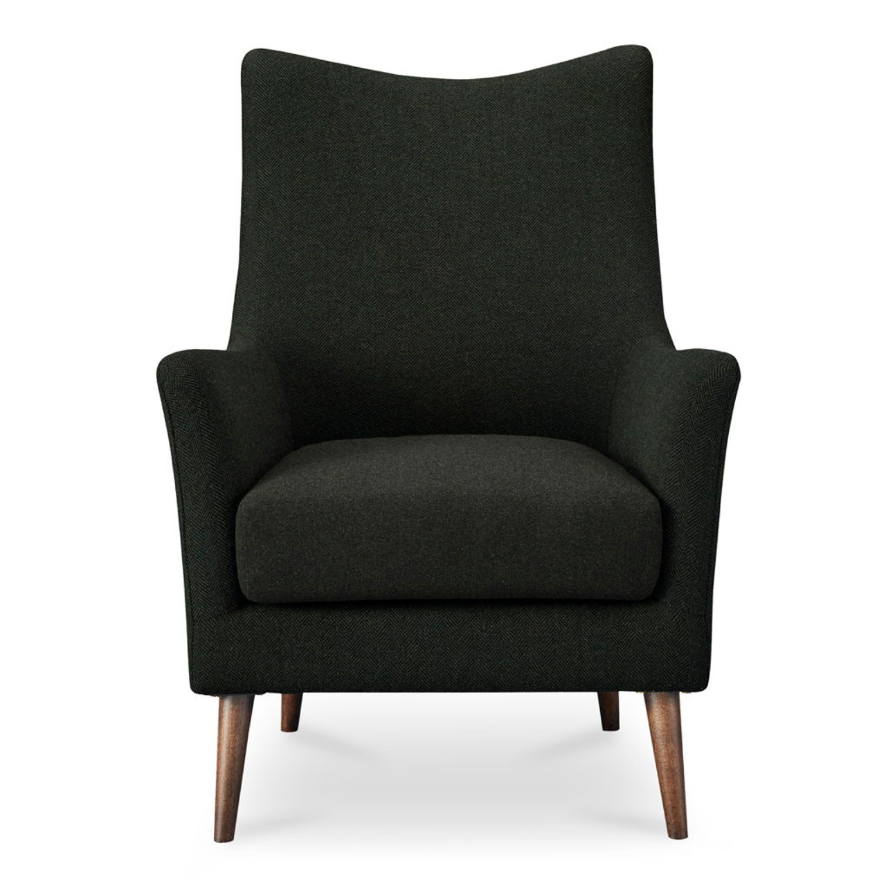 Fisher – Armchair – Olive Wool Blend