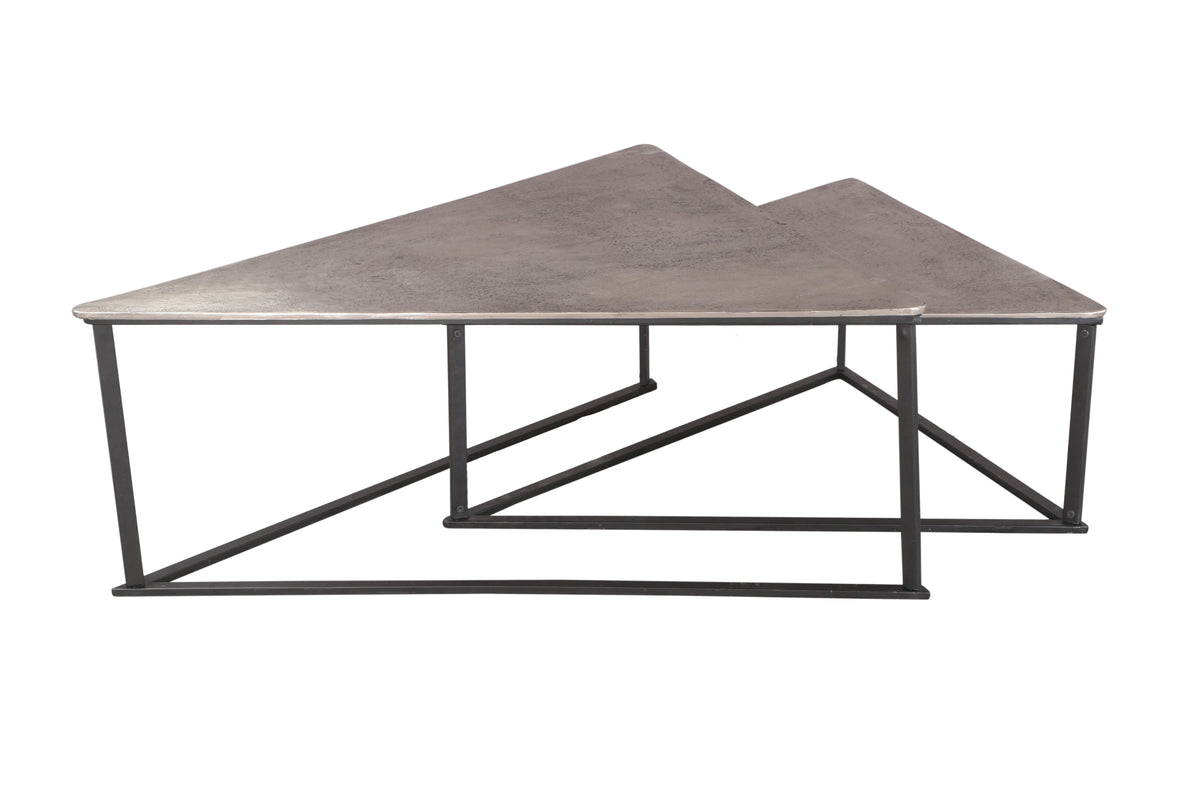 Burton – Nesting Coffee Tables (Set of 2) – Gray