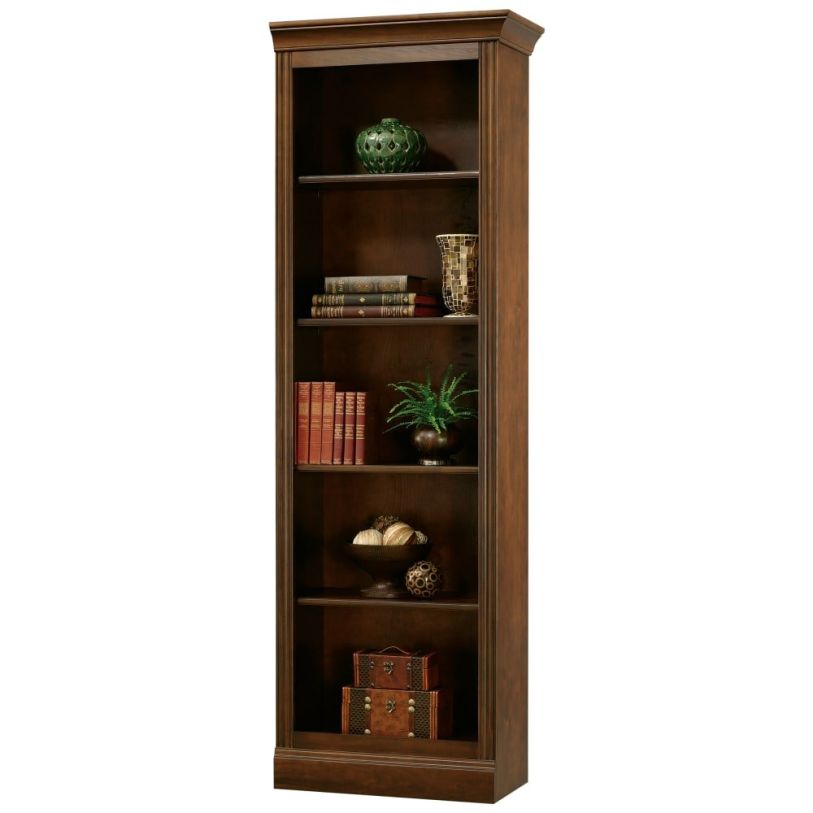 Howard Miller Oxford Right Return Bookcase in Saratoga Cherry 920004 CODE:UNIV20 for 20% Off