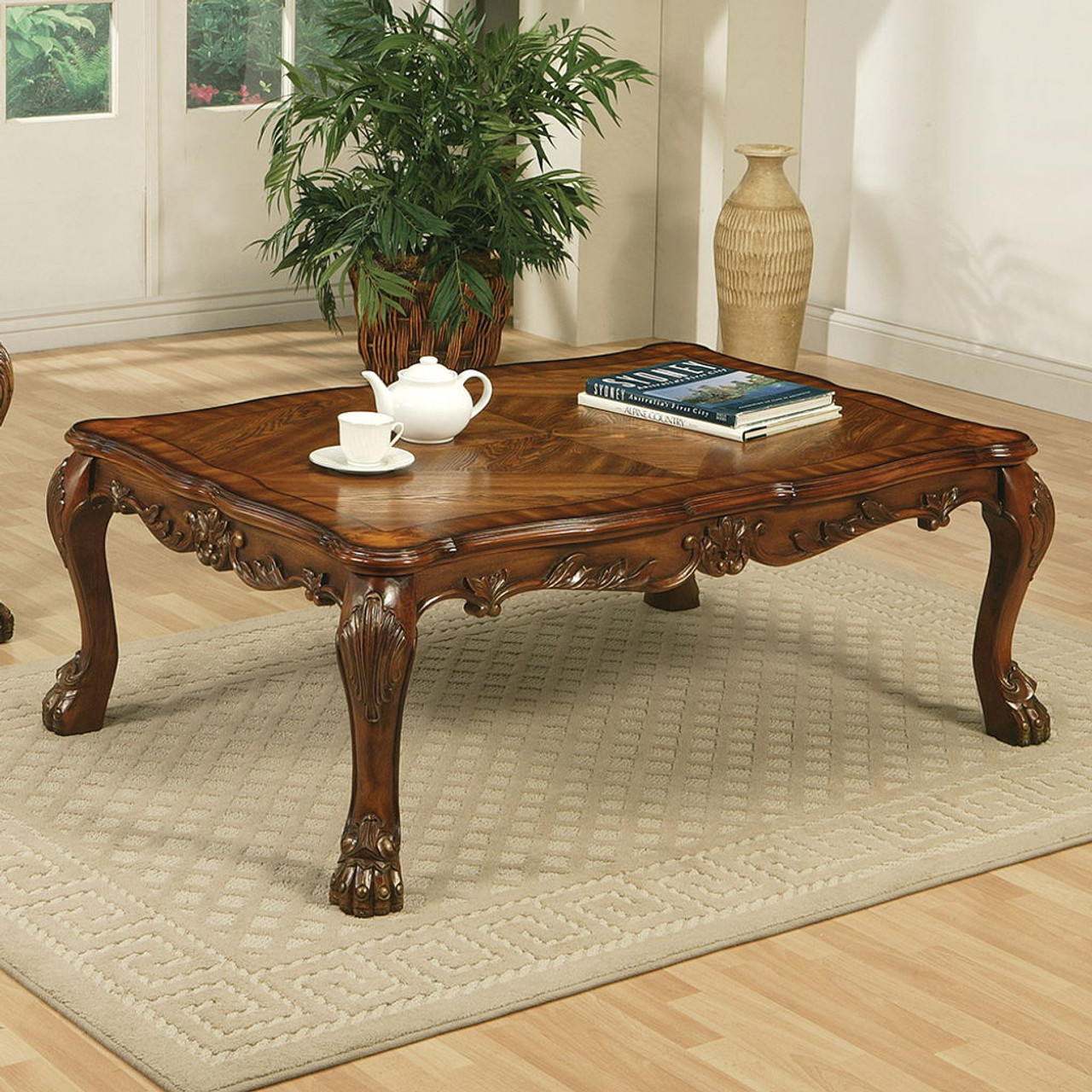 Dresden – Coffee Table – Cherry Oak – 20″