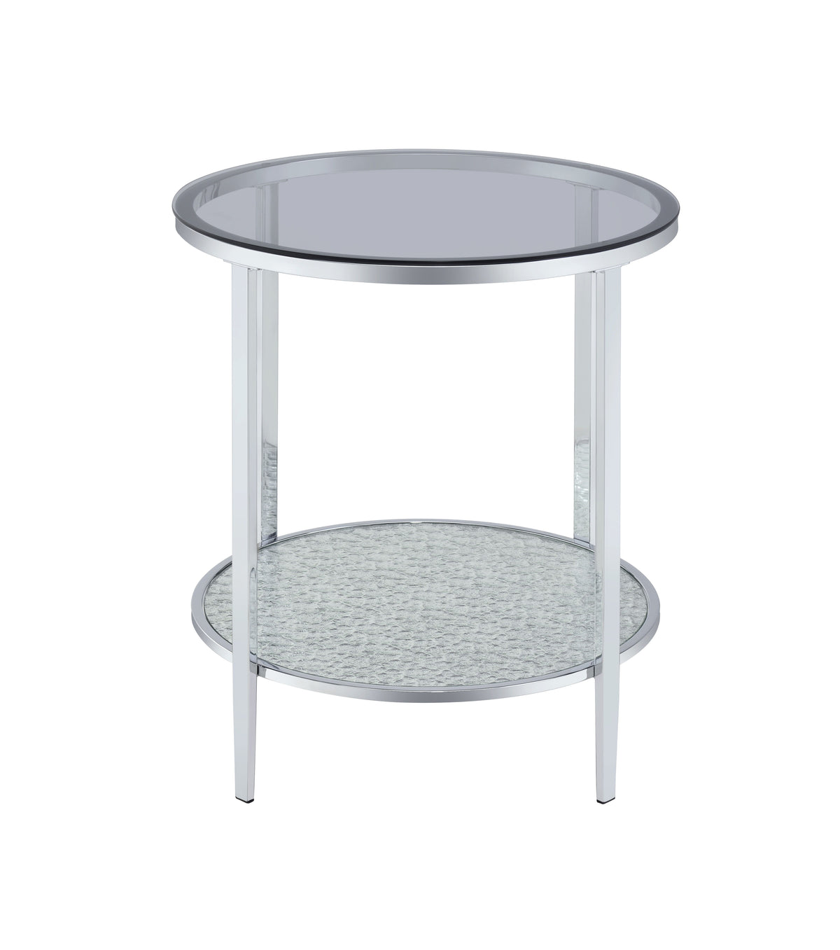 Frostine – Side Table – Silver