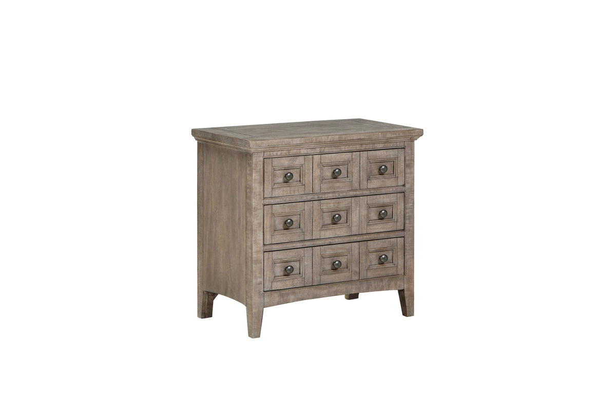 Paxton Place – Wood Drawer Nightstand – Dove Tail Grey