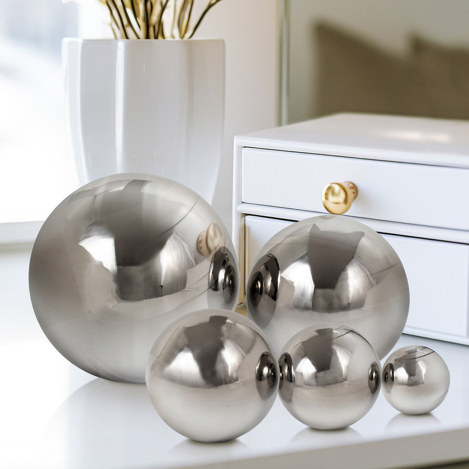 2/3/4/5/6″ Adagio Steel Spheres Decorative Balls