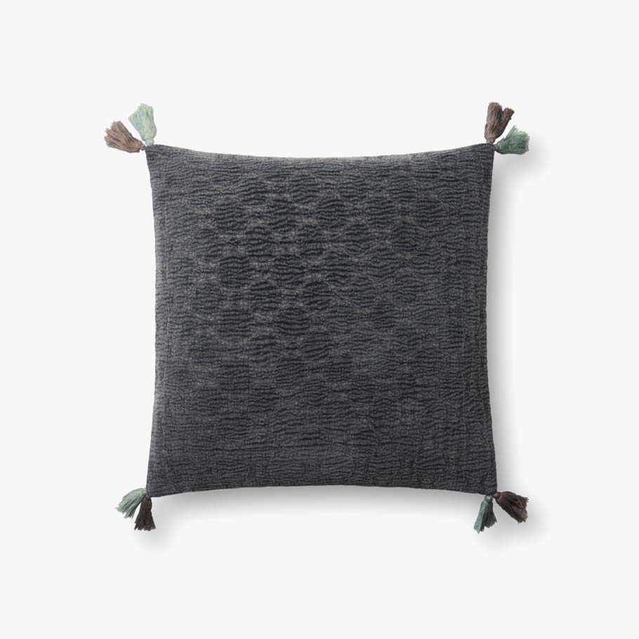 Loloi Pillows P0568 Charcoal