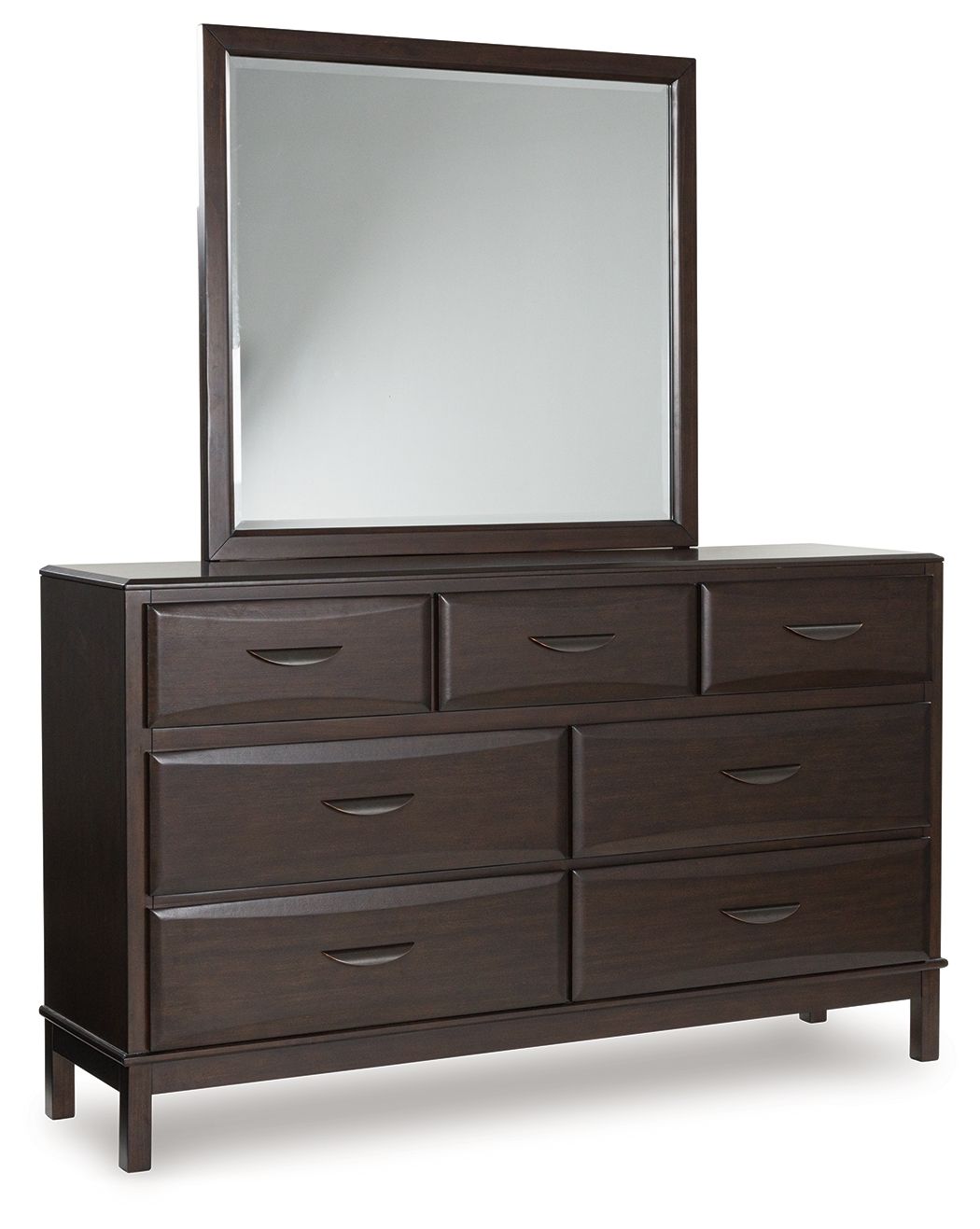 Vanmore – Dark Brown – Dresser And Mirror