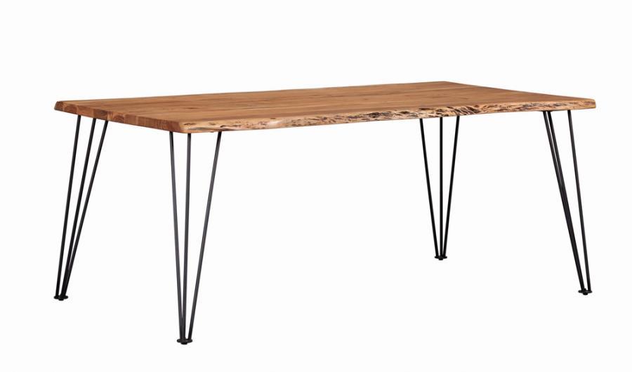 Sherman – Live Edge Dining Table – Natural Acacia