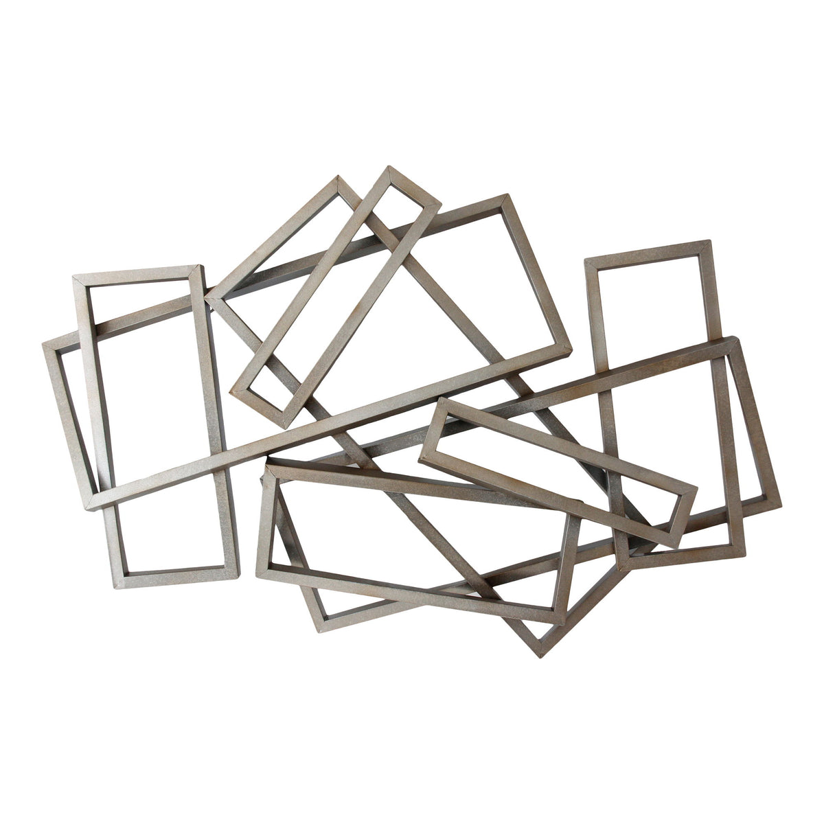 Metal Rectangles – Wall Decor – Silver