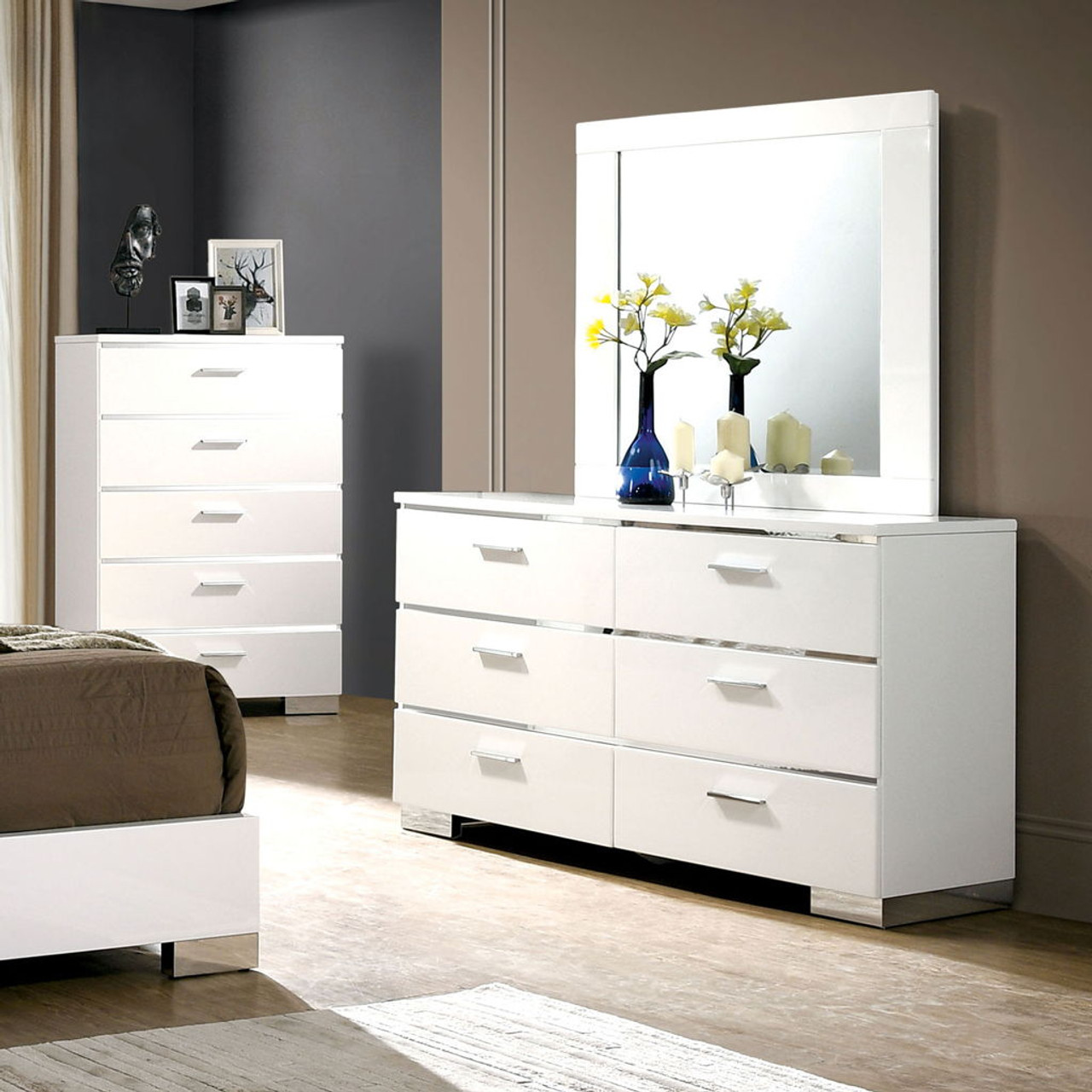 Carlie – Dresser – White