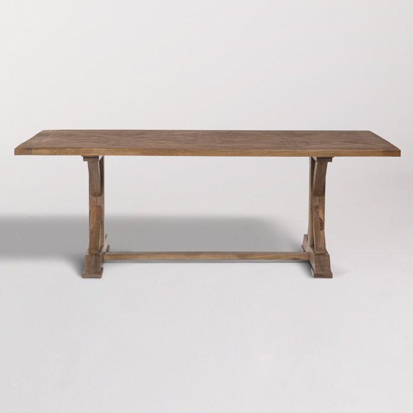 Alder & Tweed Bryant 84″ Dining Table in Brindled Ash AT60080-84-BDA