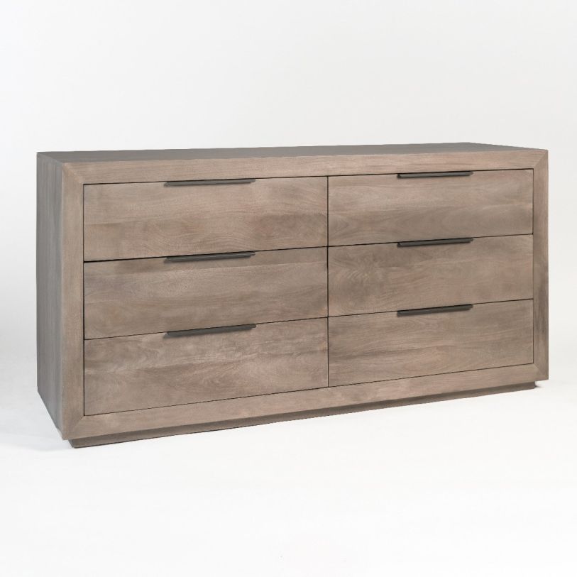 Alder & Tweed Holden Six Drawer Dresser in Misted Ash AT30400-MTA