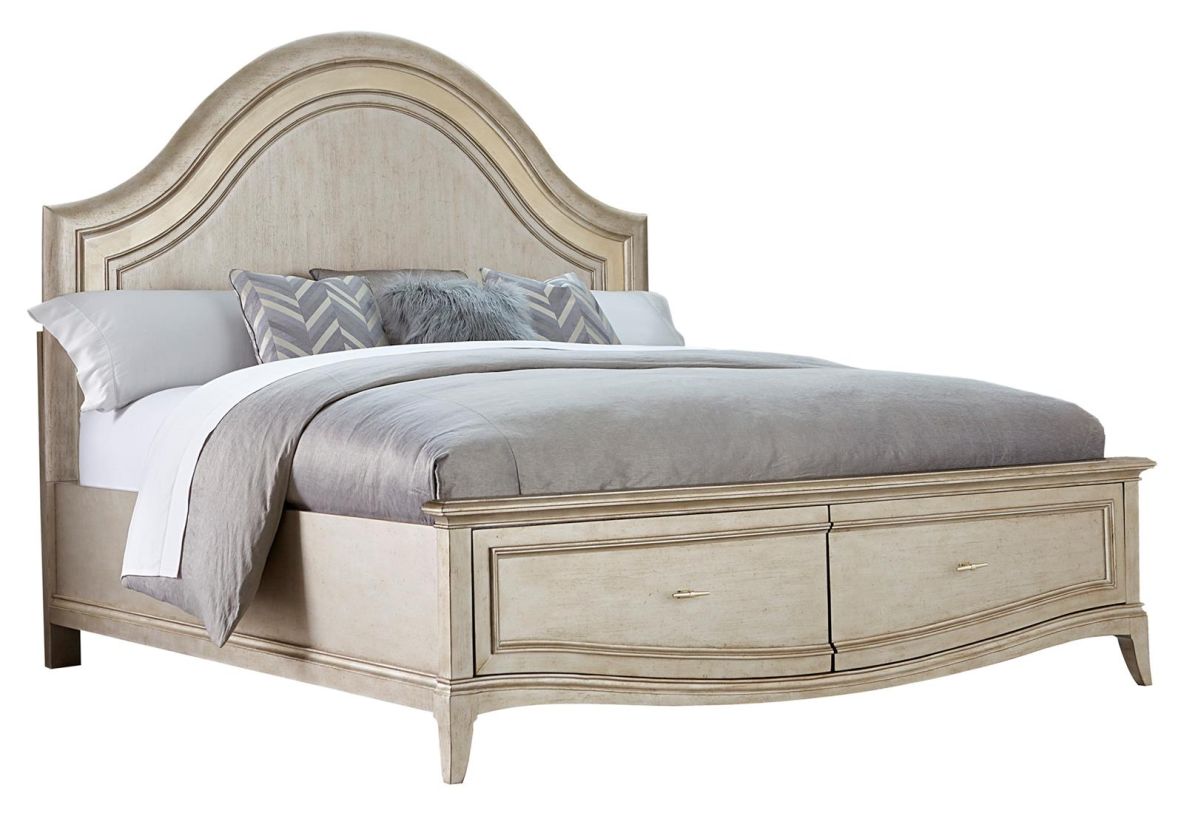 Emma Mason Signature Autumn Queen Panel Storage Bed in Silver  CODE:UNIV20 for 20% Off