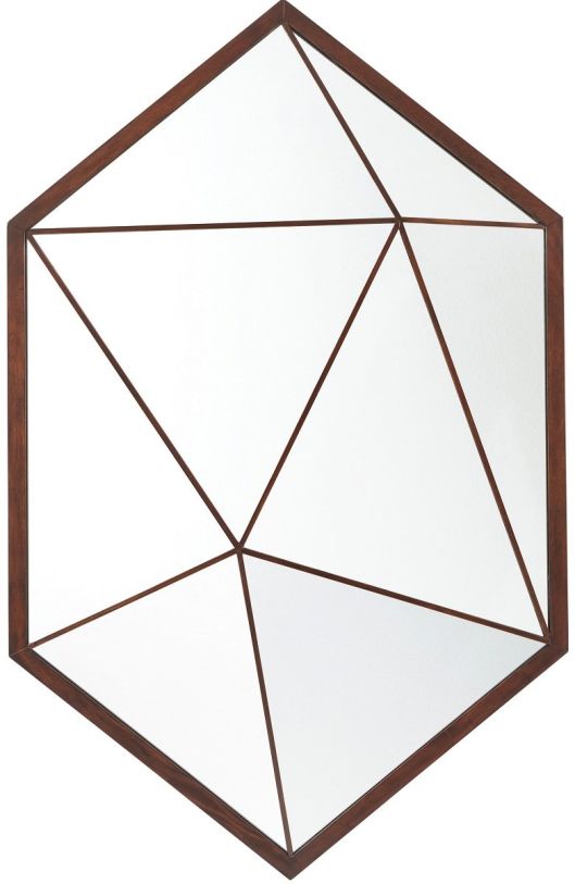 Theodore Alexander Vlad Hexagonal Wall Mirror  CODE:UNIV20 for 20% Off