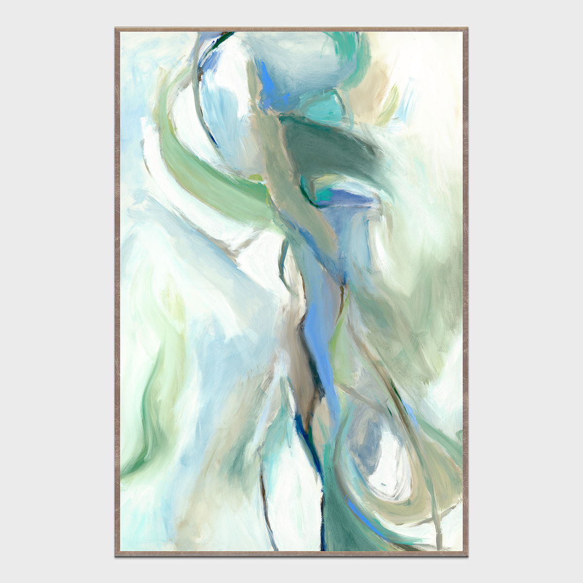 Mire – 48″ x 72″ Canvas Art – Blue