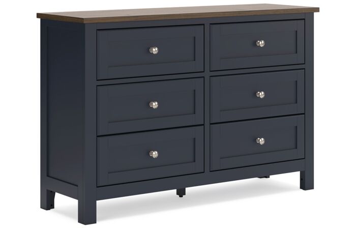 Landocken Brown/Blue Dresser